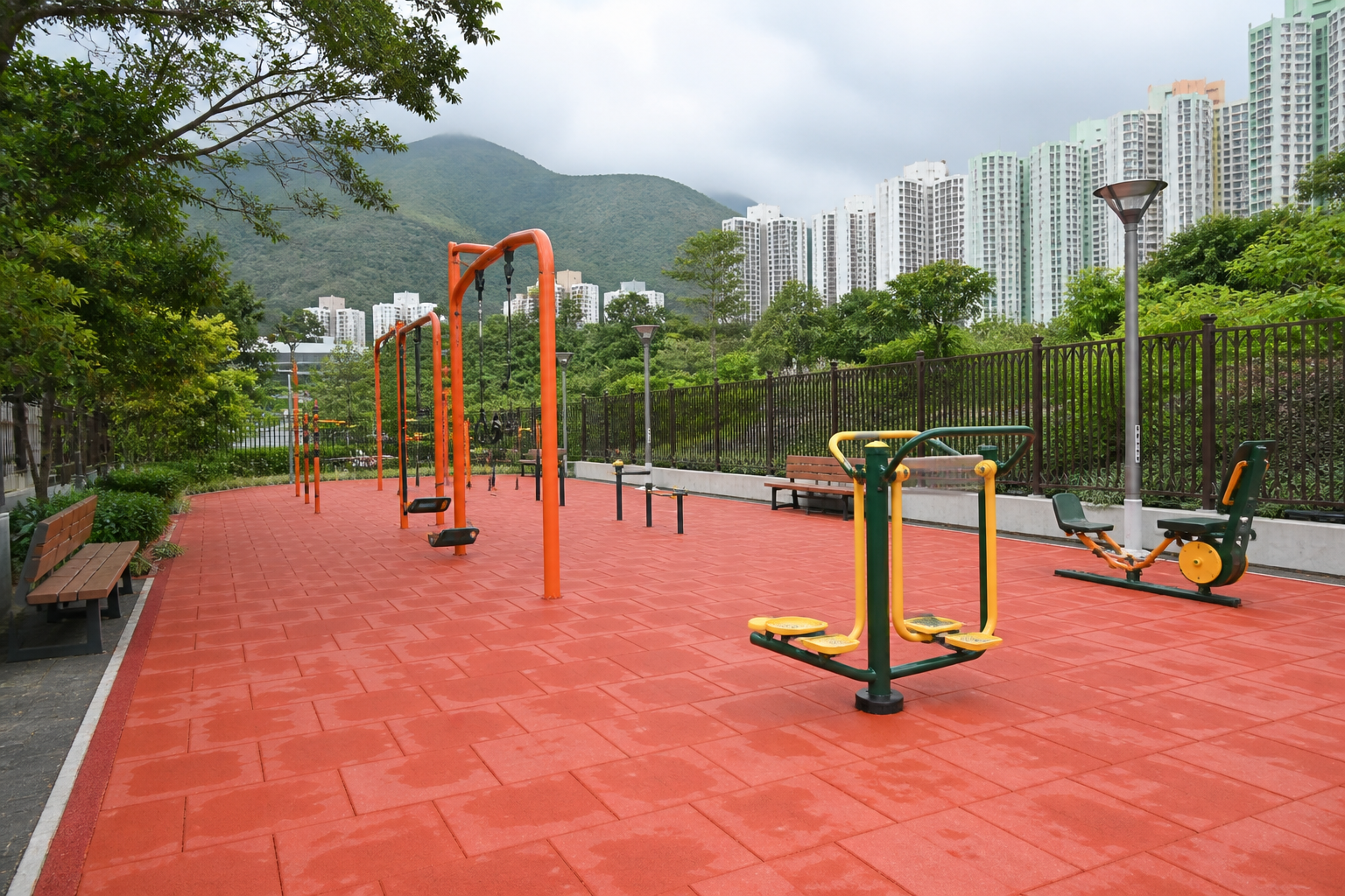 東涌小炮台公園戶外健身區及健身器材